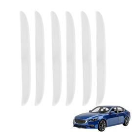 6Psc Car Door Edge Protector Guards Strips, Clear Scratches Dings Protectors for Car Doors-Transparent