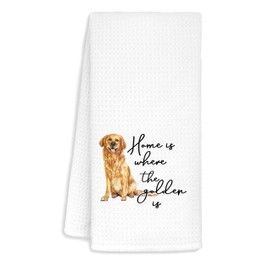 Jvpke Gloden Retriever Kitchen Towels, Golden Retriever Gifts for Dog Lover Women Pet Lovers, Gloden Retriever Kitchen Decorative Towels, Golden Retriever Decor, Dog Kitchen Towels 16×24 Inch,