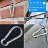 Toldoro Niro AISI 316 V4A Stainless Steel Snap Hook 50-120