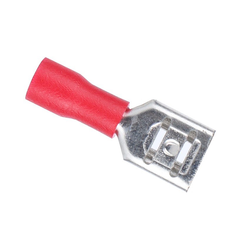 Insulated Spade Wire Connector FDD1.25‑250 Female Sturdy Durable Stable Convenient