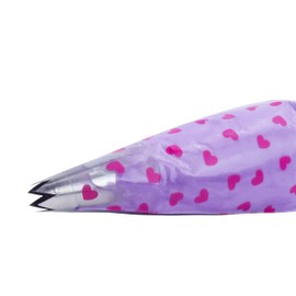 PME VD24IB040 Valentines Icing Piping Pack of 12 Disposable Bags, Plastic