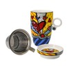 A New Day Romero Britto Pop Art Tea Cup with