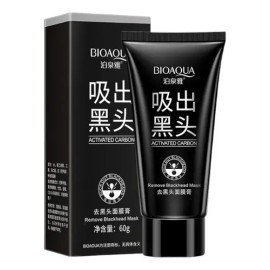 Mascarilla Facial Bioaqua Puntos Negros Carbón Activado 60 G                                                                                          