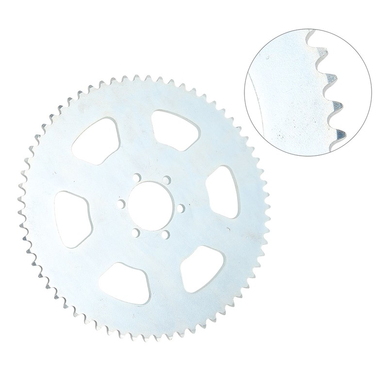 65 Tooth Chain Sprocket Carbon Steel 6 Holes 37mm Bore