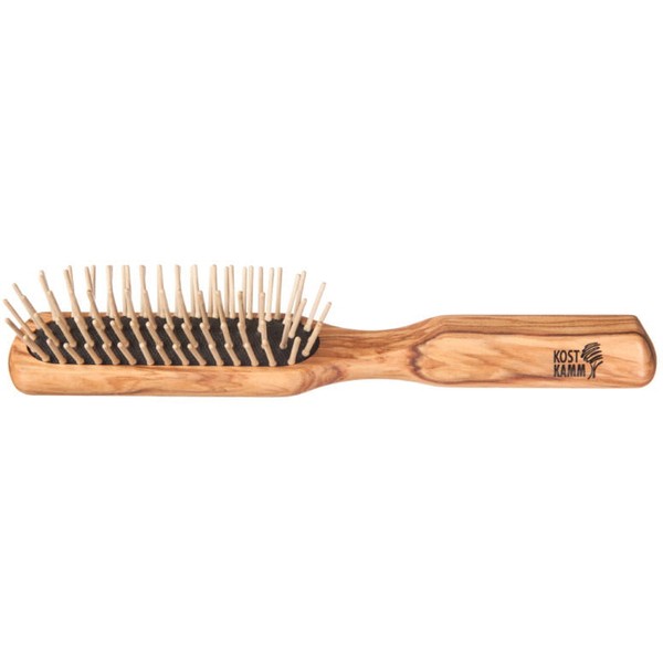 Kostkamm Olive Wood Brush, 5 Rows, 1 Pc