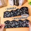 FYSUIMU 65.6Ft Iridescent Butterfly Bulletin Board Borders Black Decorative Die