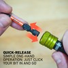 Railer Bit Holder Keychain 5pc - 1/4 inch Hex Shank