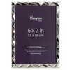 Hampton Frames JANELLE 5x7 (13x18cm) Silver Nickel Photo Frame Glass