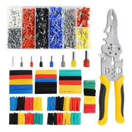 Pinza Ponchadora Abrazadera Engarzador De Terminales 1529pcs