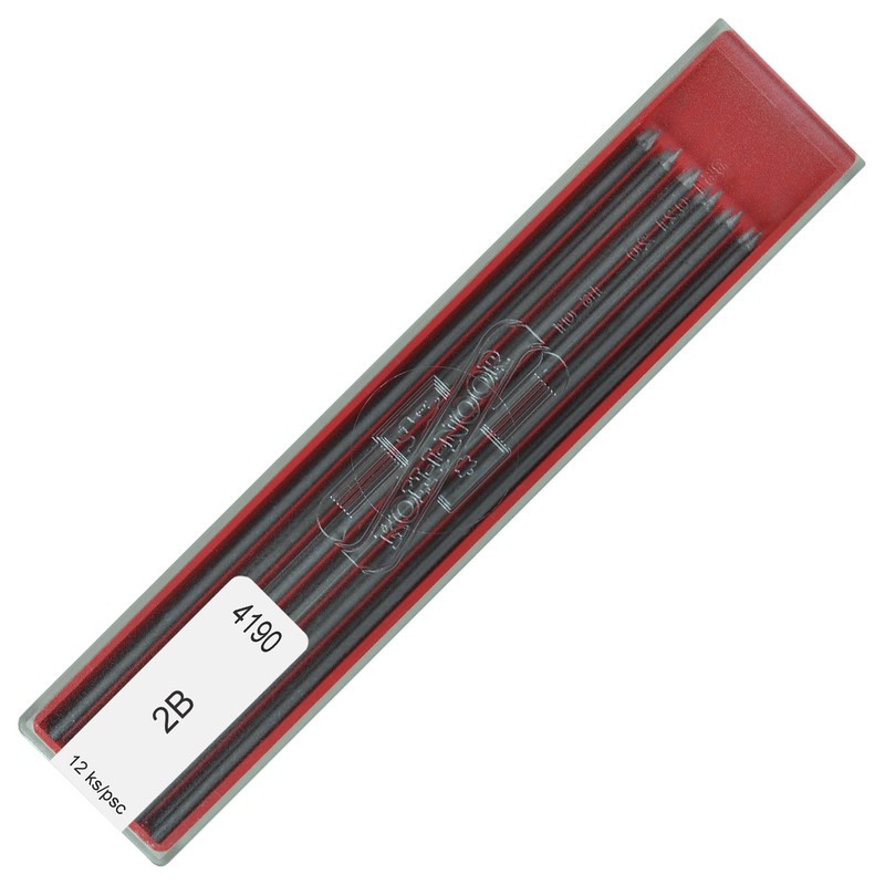 KOH-I-NOOR 2B Grade Graphite Lead for 2mm Diameter 120mm Mechanical