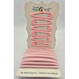 20 PCS SET Hair Accesories School Set Girls Hair Elastics Bendies Bobbles 6 Hair clips 14 hair bands