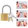 Cieex Pack of 4 Padlocks, 30 mm Small Lock with