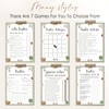 HandEasy Baby Shower Word Scramble Game Cards, Fun Baby Shower