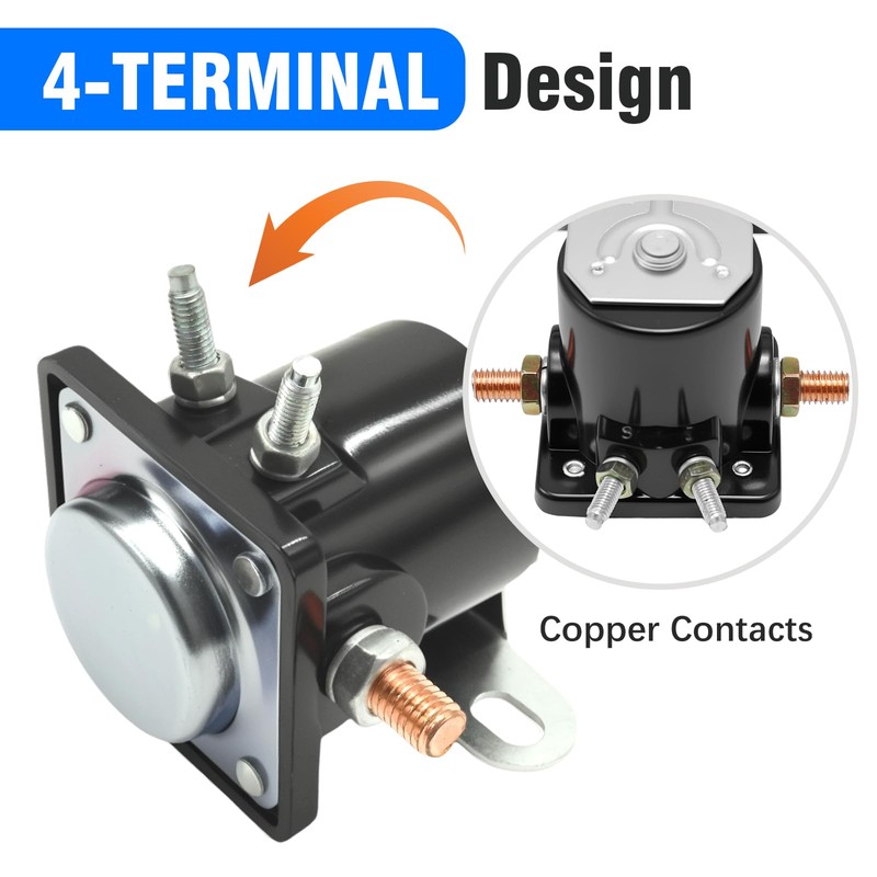 GMAPATS Hot Rod 12v SW3 B-6A-11450A Starter Solenoid Relay Replacement