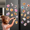 Little World Large Set of 25 Foam Fridge Magnets for