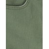 Simple Joys by Carter's Toddler Girls Denim Shorts, Olive/White, 5T