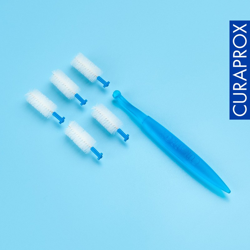 Curaprox interdental Brushes CPS 410 perio, Refill, 5 Pieces, Blue,