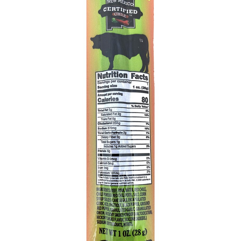 Pearson Ranch Meat Sticks - Autumn Chile Blend - Beef
