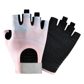 SUJAYU Gym Gloves for Women Men Workout Gloves Women Men, Anti-Slip Breathable Gym Essentials Women for Weightlifting Cycling Training, Guantes para Gym Mujer (Multi-Color, Medium)