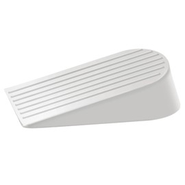 TOKPLNU Door Stops Wedge White Extra Large Rubber Door Stop,Heavy Duty Door Wedges Stopper,Non-Slip Door Stop for Any Type Floor & Door Indoor Outdoor Doorstops for Home Office