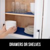 Gorilla Grip DripGuard Drawer and Shelf Liner for Cabinet, Slip