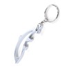 Komonee Dolphin Silver Bottle Opener Key Chain Metal Aquatic Animal