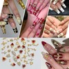72PCS Gold Nail Charms