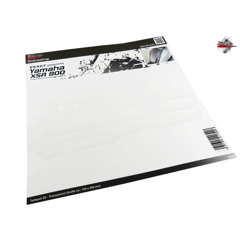 Tankpad 3D Transparent Compatible with Yamaha XSR 900-502301VA