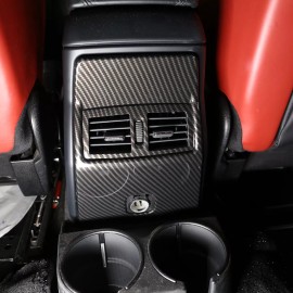 car-attention Rear Air Vent Outlet Trim For Benz G Class W463 G500 G63 07-18 ABS Carbon Fiber