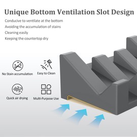 EGWON Silicone Soap Dish,3PCS Extended Self Draining Soap Dish for Shower Soap Holder Soap Dishes for Bar Soap,Bathroom Soap Holder Bathtub Soap Dish with Drainage Keep Soap Bar Dry Clean