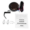 3-in-1 Motorcycle Electronic Digital Thermometer Voltmeter Time Clock Temperature Gauge