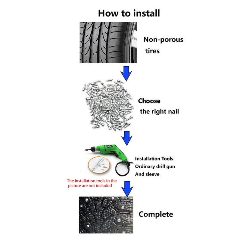 2019 New Model Snow Screw Tire Studs Anti Skid Falling