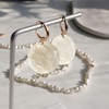 Plate Beads 100 x Mother of Pearl Bowl Round 35