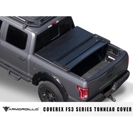 Armordillo USA 8700914 CoveRex FS3 Series Soft Tri-Fold Truck Bed Tonneau Cover Fits 2016-2024 Nissan Titan 5.5 Ft (66") Short Bed