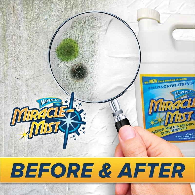 MiracleMist MMIC-4 Instant Mold and Mildew Stain Remover (32-Ounce Spray