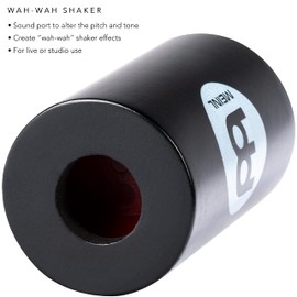 Meinl Percussion Wakah Shaker Instrument - With Wah-Wah Effect - Musical Instrument - Wood and Plastic, Black (SH20BK)