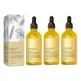 60ml*3 Aceite Vegano Natural Para El Crecimiento Del Cabello