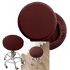 BLPRKOT Set of 2 Stool Covers, Round 30-40 cm, Luxurious