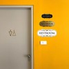 All Quality Designer Restroom Wall or Door Sign - Bathroom