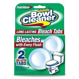 Automatic Toilet Bowl Cleaning Tablets, Bleach, 2-Pk.