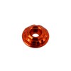 CNC Washer Set 32 mm for Shock Absorber/Suspension Strut, Orange