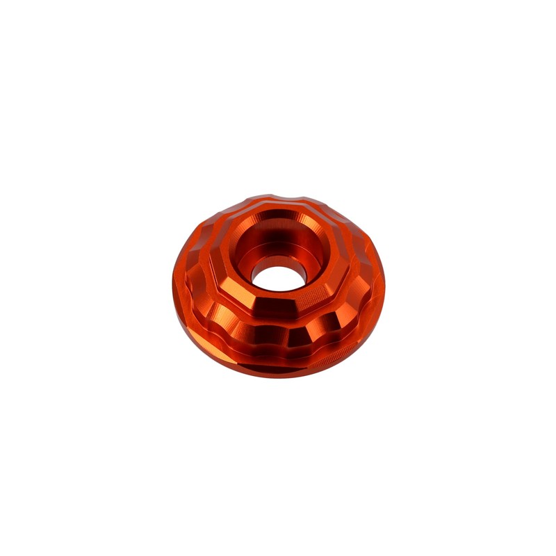 CNC Washer Set 32 mm for Shock Absorber/Suspension Strut, Orange