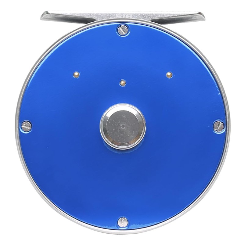 Vintage Classic Fly Fishing Reel,Right/Left Handle Position, Fly Reel (Blue,