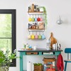 Floating Shelves for Kitchen Wall Coffee Nook with Hooks for