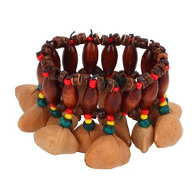 RiToEasysports African Tribal Bracelet Hand Bell Bracelet Tribal Style Party Musical Instruments