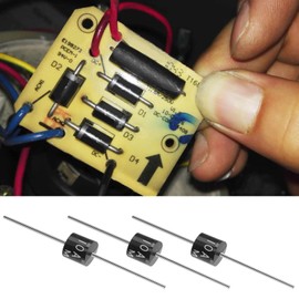 EMSea 50Pcs 10A10 Rectifier Diodes 10A 1000 V Electronic Silicon Diodes High Voltage Rectifying Diodes Electronic Accessories 57.4mm