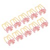 100Pcs Paper Clips Cute French Fries Shape Electroplating Process Lightweight