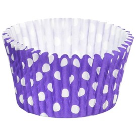 Holly Cupcakes 180 Excellent Quality Purple Polka Dot Muffin Cases