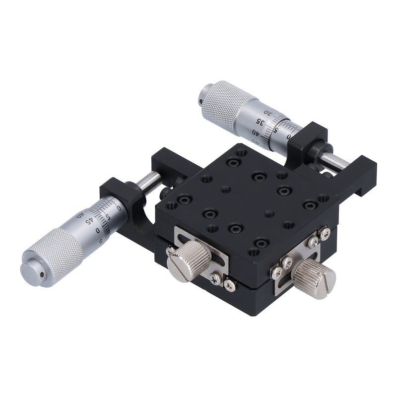 XY Linear Stage Cross Roller Micrometer Manual Slide Table Trimming