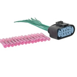 Conector de arnés de cableado para faros delanteros de 14 pines, compatible con Ford Focus Escape F-150 2012-2018 LJQ